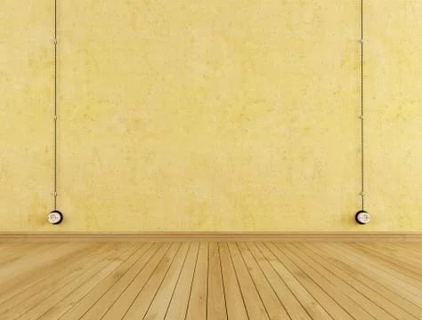 Vintage wall outlets Stock Illustration