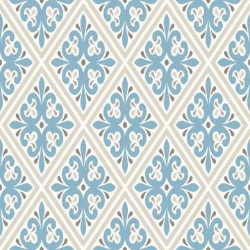 Vintage wallpaper. Modern geometric pattern, inspired by old wallpapers. Nice Illustration