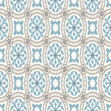 Vintage wallpaper. Modern geometric pattern, inspired by old wallpapers. Nice Stock Illustration