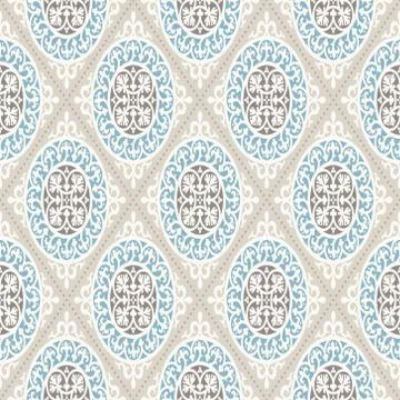 Vintage wallpaper. Modern geometric pattern, inspired by old wallpapers. Nice Stock Illustration