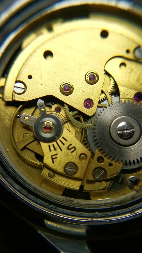 Vintage Watch Caliber Stock Footage 339522465