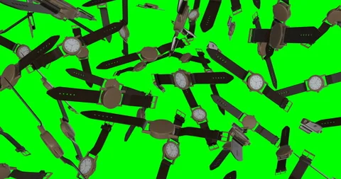 Vintage Watch falling slow motion Stock Footage 237333668