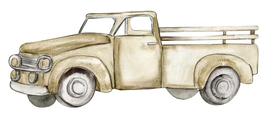 Old Pickup Truck Vector Art PNG Images  Free Download On Pngtree