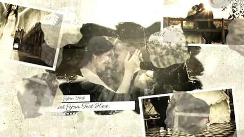 Vintage Wedding Slideshow Stock After Effects