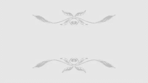 Vintage white chalk frame animation Vidéo 333589211