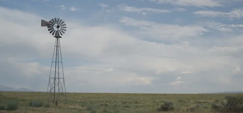 Vintage Windmill Cloud Timelapse Stock Footage 91684976