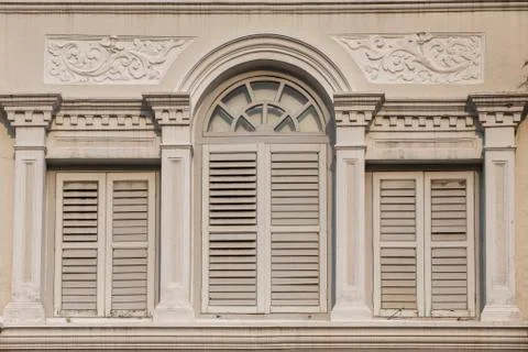 Vintage windows Stock Photos