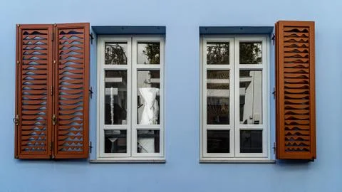 Vintage windows 스톡 사진