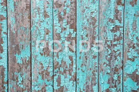 Vintage wood background with peeling paint Stock Photos