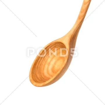 Vintage wooden spoon Stock Photos