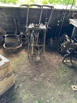 Vintage workshop tools Stock Photos
