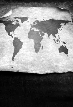Vintage world map Фото