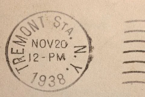 Vintage yellowed envelope Stock Photos