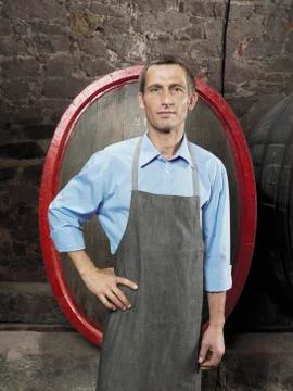 A vintner, portrait Stock Photos
