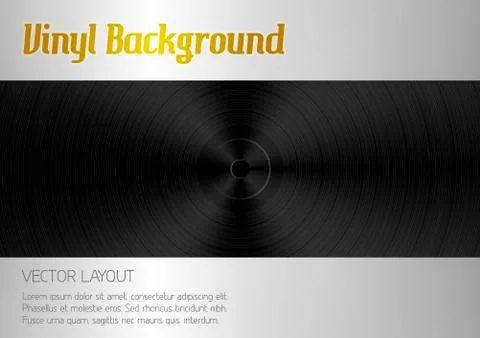Vinyl background Stock Illustration