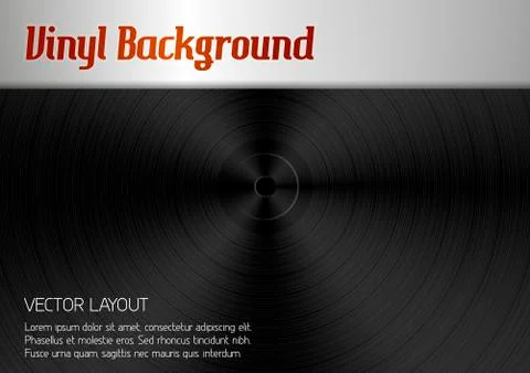 Vinyl background Stock Illustration