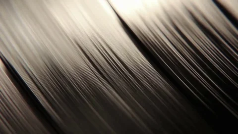 Vinyl Disc Closeup With Grooves Stock Footage 72303182