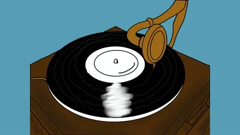 Vinyl disc, gramophone Stock Footage 171221568