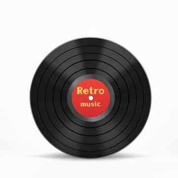 Vinyl disc Stock Illustration