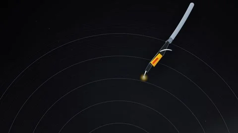 Vinyl Grooves Extreme Close-Up Macro Loop with a needle gliding along 4K Loop Stock Footage 346594326
