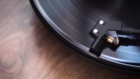 Vinyl pickup on a record close-up. macro shot. Stock Footage 170051081