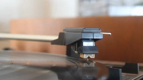 Vinyl Player Stock Footage 34533497