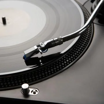 Vinyl player Stock Photos