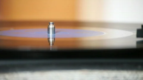 Vinyl Player Turntable Timelapse Video stock 830274