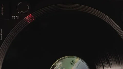 Vinyl Record 6 Video stock 308734655