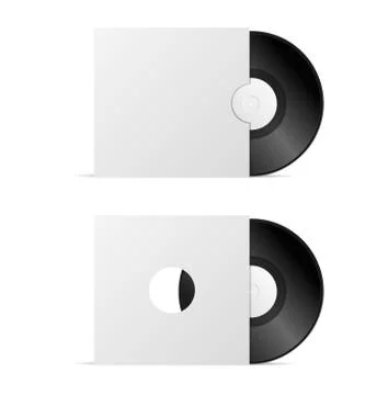 Vinyl Record Blank. Vector 스톡 일러스트