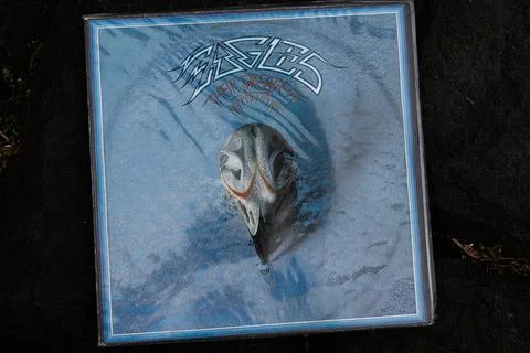 Vinyl Record Cover of Eagles compilation Album Their Greatest Hits 1971-197.. Stock Photos