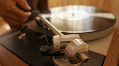 Vinyl record Stock Footage 108136749