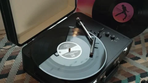 Vinyl Record 库存影片 141848272