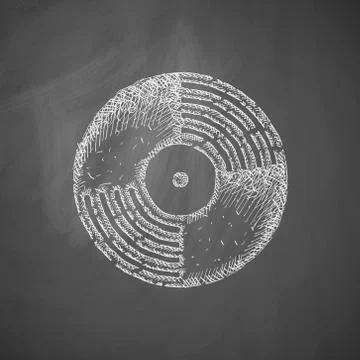 Vinyl record icon Stock Illustration