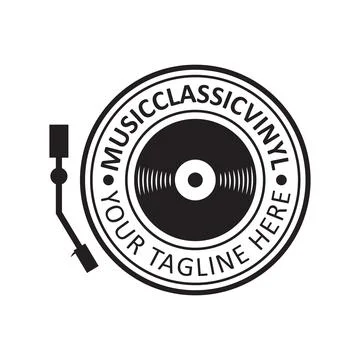 Vinyl record icon. Stock Illustration