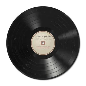 Vinyl record Stock Illustration