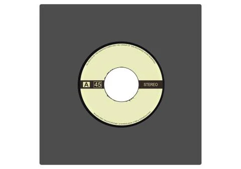 Vinyl record. Stock Illustration