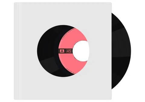 Vinyl record. Stock Illustration