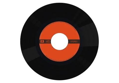Vinyl  record. Illustrazione stock