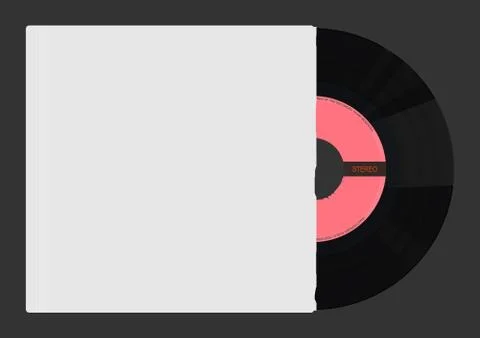 Vinyl record. Stock Illustration