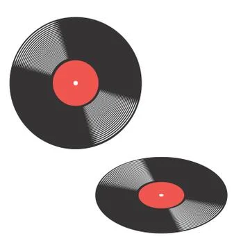 Vinyl  record Stock Illustration