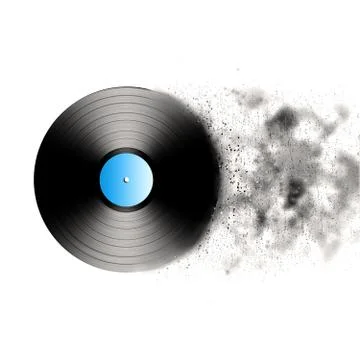 Vinyl Record Stock Illustration