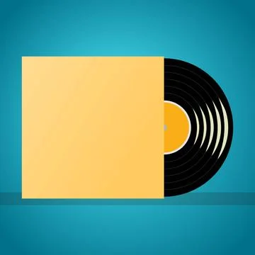 Vinyl record Stock Illustration