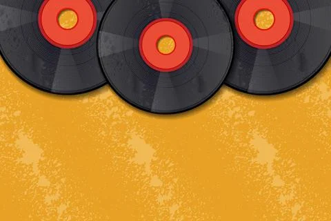 Vinyl record Stock Illustration
