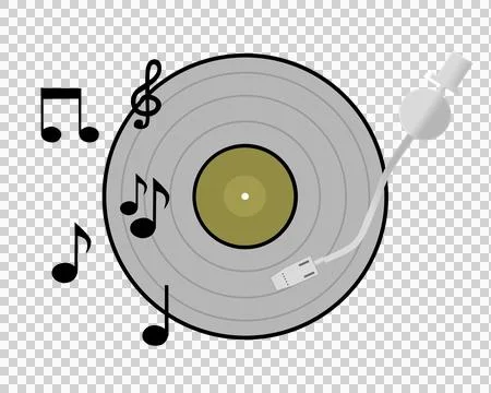 Vinyl record Illustrazione stock