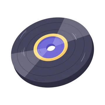 Vinyl record イラスト素材