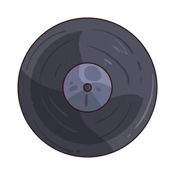 Vinyl record illustration Stock Illustration