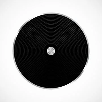 Vinyl record isolated Stock Illustration
