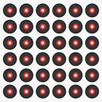 Vinyl record pattern background image Stockillustratie