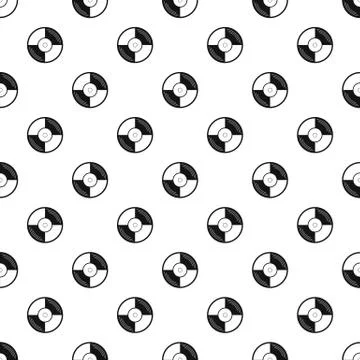 Vinyl record pattern Stockillustratie